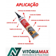 Silicone Adesivo Cola Neutro Alta Temperatura Pro Preto